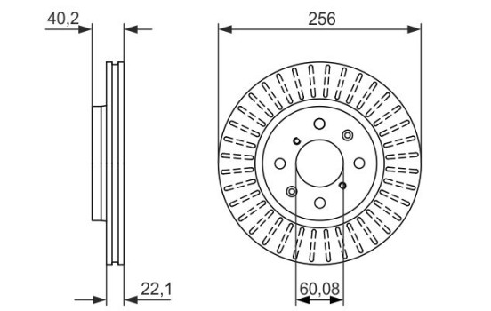Disque de frein BD1618 Bosch, Image 5
