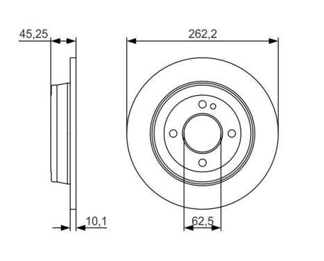 Disque de frein BD1731 Bosch, Image 5