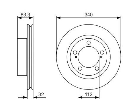 Disque de frein BD1764 Bosch, Image 5