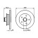 Disque de frein BD177 Bosch, Vignette 5