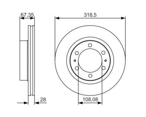 Disque de frein BD1781 Bosch, Image 5