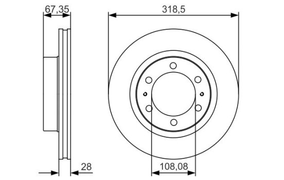 Disque de frein BD1781 Bosch, Image 5