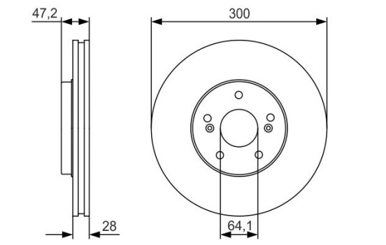 Disque de frein BD1782 Bosch