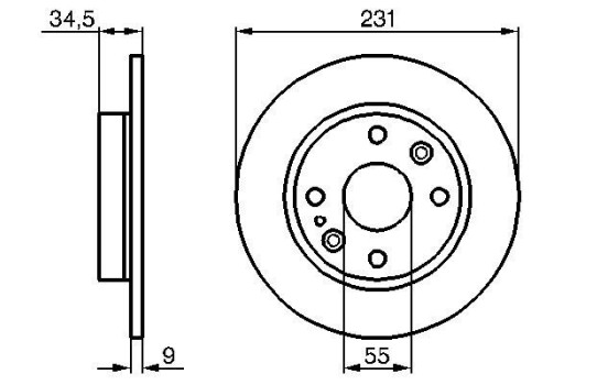 Disque de frein BD194 Bosch
