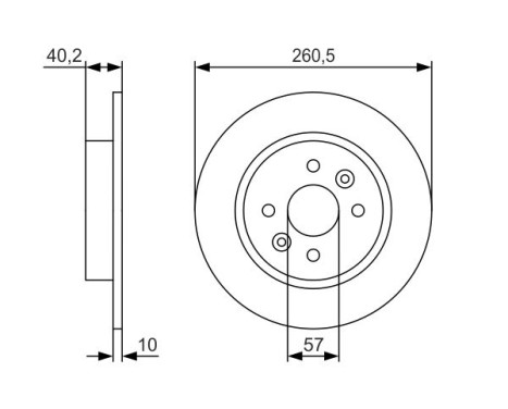 Disque de frein BD1973 Bosch
