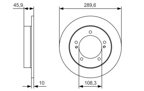Disque de frein BD2010 Bosch, Image 5