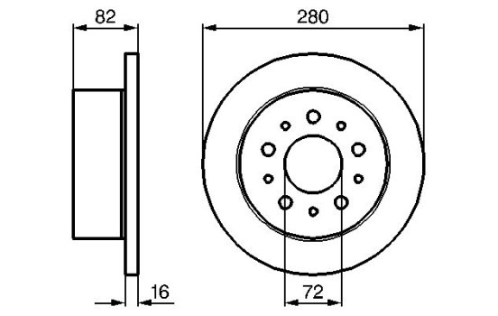 Disque de frein BD2064 Bosch