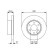 Disque de frein BD2123 Bosch