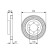 Disque de frein BD2136 Bosch, Vignette 5