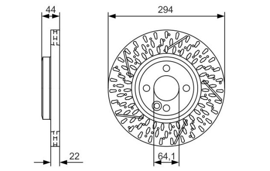 Disque de frein BD2137 Bosch