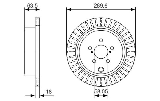Disque de frein BD2143 Bosch, Image 5