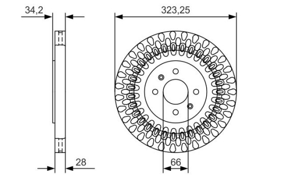 Disque de frein BD2150 Bosch, Image 5