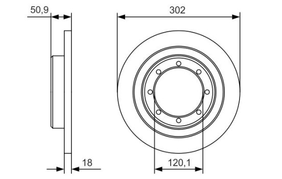Disque de frein BD2153 Bosch, Image 5