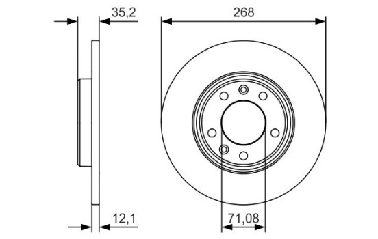 Disque de frein BD2163 Bosch, Image 5
