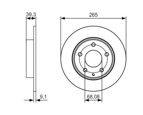Disque de frein BD2165 Bosch, Image 5