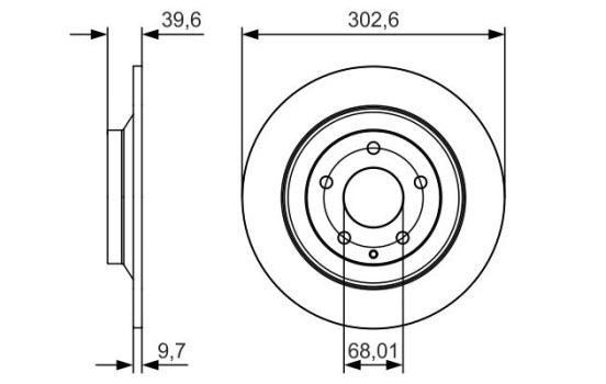 Disque de frein BD2167 Bosch, Image 5