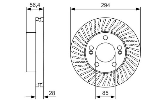 Disque de frein BD2170 Bosch, Image 5