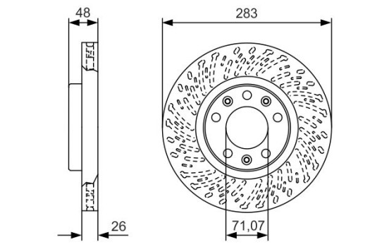 Disque de frein BD2174 Bosch, Image 5