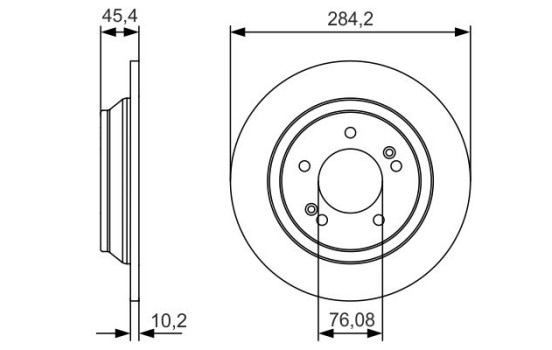 Disque de frein BD2178 Bosch, Image 5