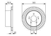 Disque de frein BD2259 Bosch