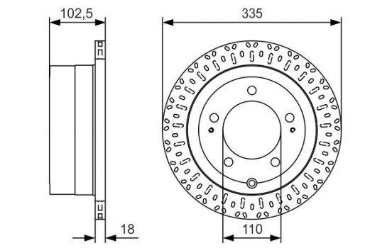 Disque de frein BD2361 Bosch