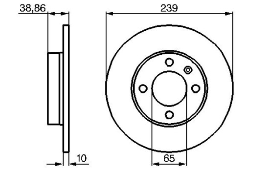 Disque de frein BD24 Bosch