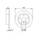 Disque de frein BD2413 Bosch, Vignette 5