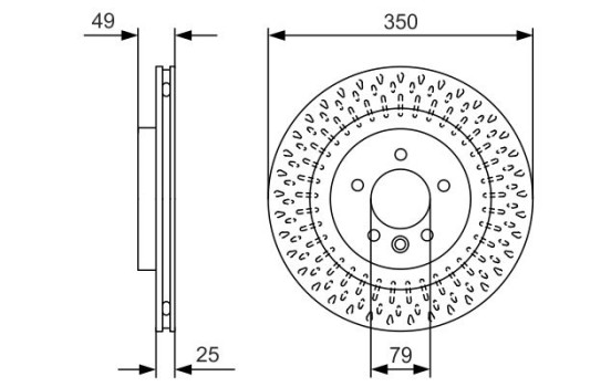 Disque de frein BD2452 Bosch, Image 5