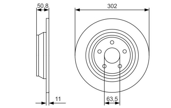 Disque de frein BD2458 Bosch, Image 5