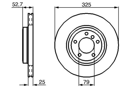 Disque de frein BD26 Bosch, Image 5