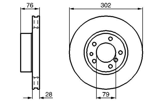 Disque de frein BD260 Bosch