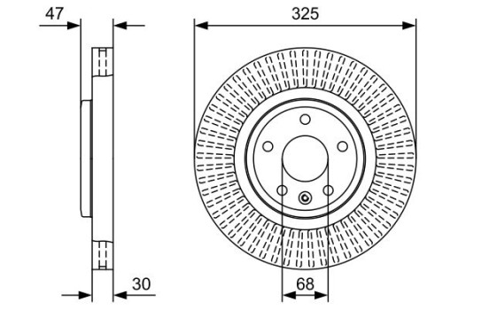 Disque de frein BD2609 Bosch