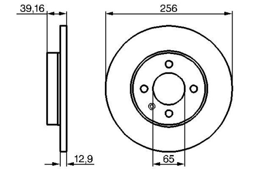 Disque de frein BD271 Bosch, Image 5