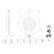 Disque de frein BD2922 Bosch