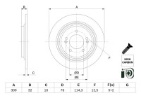 Disque de frein BD2945 Bosch