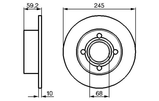 Disque de frein BD30 Bosch, Image 5