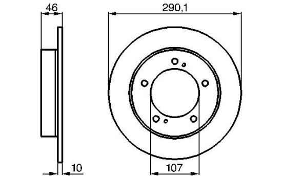 Disque de frein BD315 Bosch