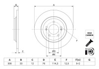Disque de frein BD3246 Bosch