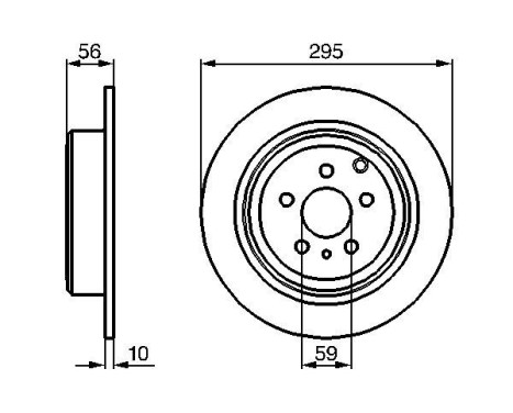 Disque de frein BD366 Bosch