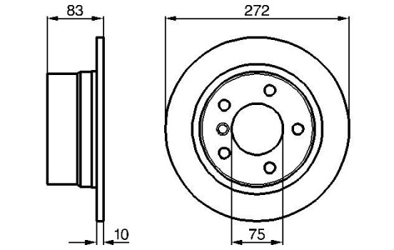 Disque de frein BD370 Bosch