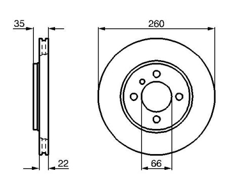 Disque de frein BD39 Bosch, Image 5
