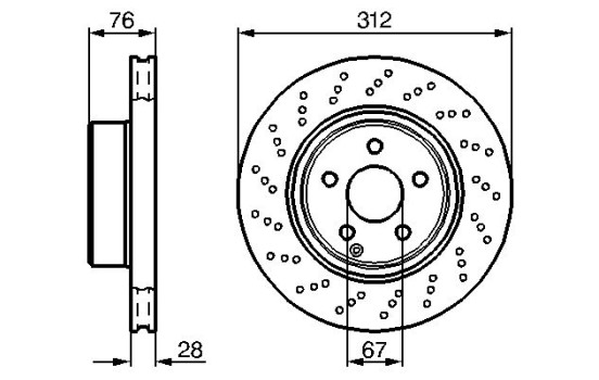 Disque de frein BD400 Bosch, Image 5