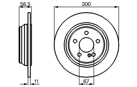 Disque de frein BD401 Bosch