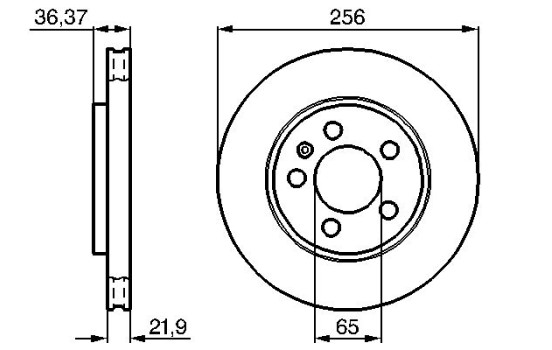 Disque de frein BD410 Bosch, Image 5