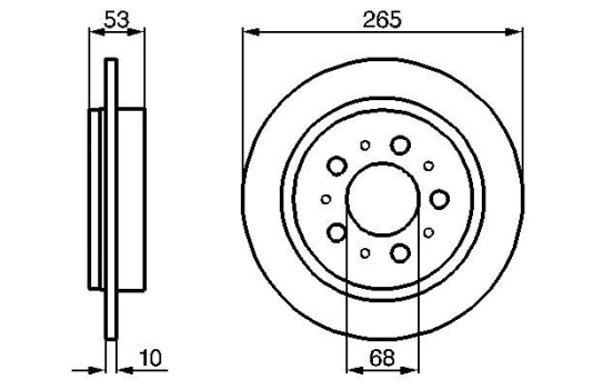 Disque de frein BD43 Bosch