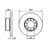 Disque de frein BD452 Bosch