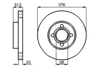 Disque de frein BD471 Bosch