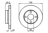 Disque de frein BD472 Bosch