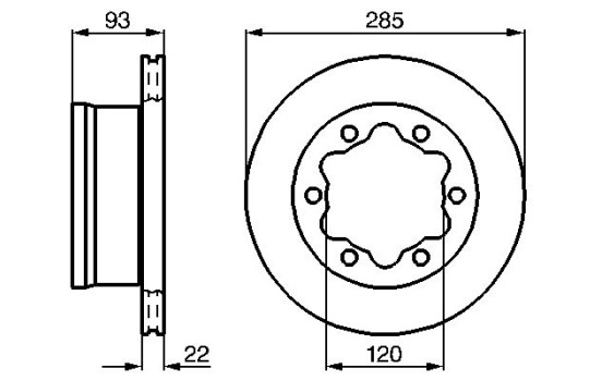 Disque de frein BD477 Bosch, Image 5