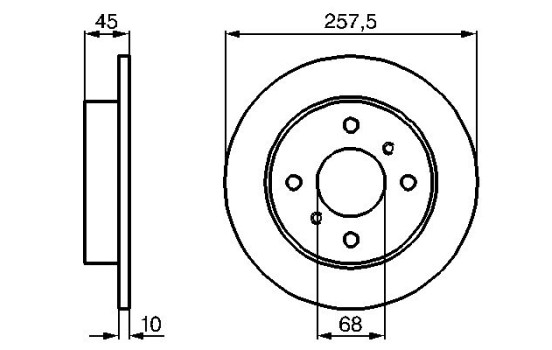 Disque de frein BD486 Bosch, Image 5